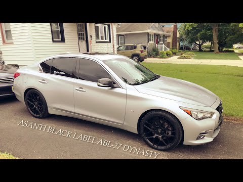 INFINITI Q50 ON 20" | ASANTI BLACK LABEL ABL-27 DYNASTY