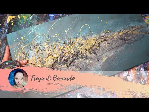 Abstract Painting/IntuitivesMalen/Malerei mit Strukturpaste