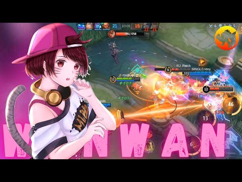 Counter Johnson Using Wanwan | Wanwan gameplay 2023 | Wanwan Freestyle | Mobile Legends: Bang Bang