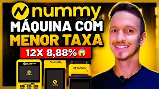 Conheça a NUMMY - A NOVA MÁQUINA de Cartão com MENOR TAXA #nummy