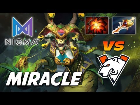 Nigma.Miracle Medusa vs Virtus.pro - Dota 2 Pro Gameplay