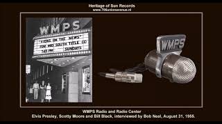 (August 31, 1955) Elvis Presley, Scotty and Bill Interview by Bob Neal, WMPS Radio, Memphis