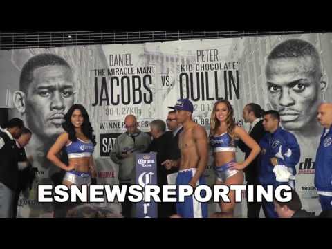 CHRIS ALGIERI VS ERIK BONE WEIGH IN AND FACEOFF EsNews Boxing