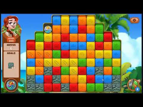 Lost Island Blast Adventure Level 263 - NO BOOSTERS 🏝️ | SKILLGAMING ✔️