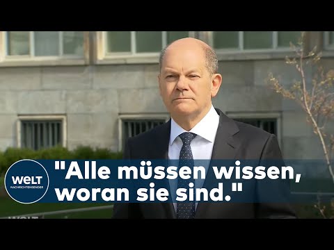 CORONA-KRISE: Statement von Olaf Scholz - SPD-Kanzlerkandidat will wieder mitmachen | WELT Dokument