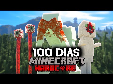 SOBREVIVI 100 DIAS NO MINECRAFT HARDCORE COM SCP