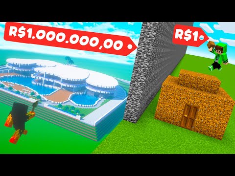 BATALHA DE CONSTRUÇÃO REALISTA NO MINECRAFT - O Filme