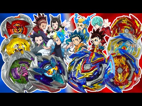 TEAM PERSONA vs BURST GT/RISE 5 | CROSSGEN | BEYBLADE X vs BEYBLADE BURST