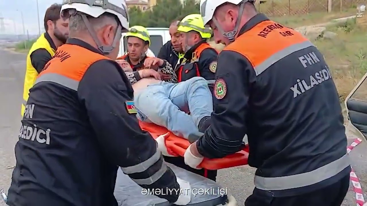 Masazırda qəza olub, xəsarət alan var VİDEO