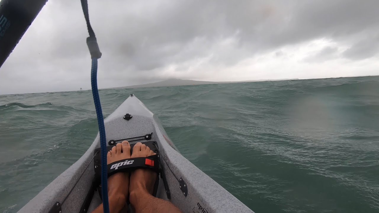 Kayaking in rough waters!