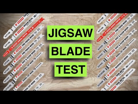 Diablo Jigsaw Blade TEST!  20 piece set for wood and metal.