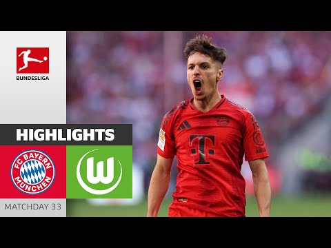 Resumen de Bayern München vs Wolfsburg Jornada 33