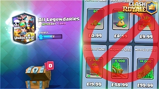 GET LEGENDARIES, WIN BATTLES and GO UP in ARENAS FASTER without BUYING GEMS!! Clash Royale [ReTrex]