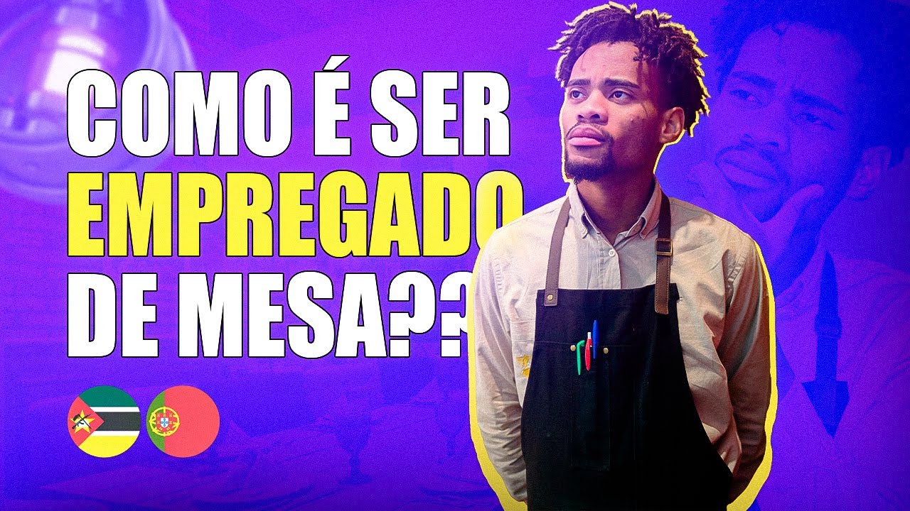 APRENDER A SER UM BOM EMPREGADO DE MESA EM PORTUGAL