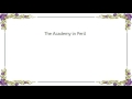 John Cale - The Academy in Peril Lyrics