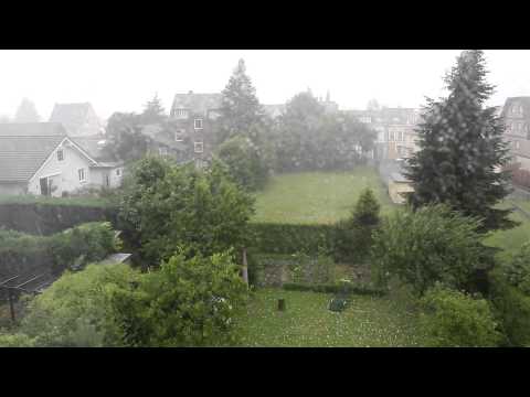 Unwetter am 05.07.2015 mit starkem Hagel