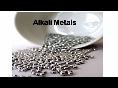 Characteristics of alkali metals