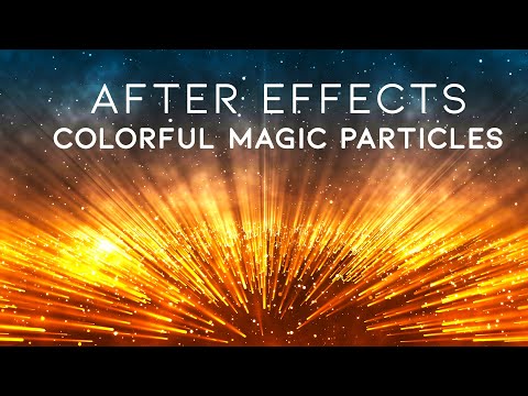 After Effects CC 2019 - Colorful Magic Particles