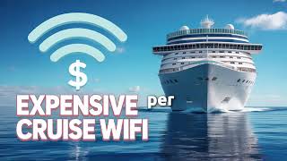 Why Wifi Cost more on Cruise...? 💸 Costly to deliver: satellite internet is expensive; Royal