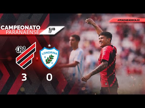 PIAZADA NA ARENA! Athletico Paranaense 3x0 Londrina - Paranaense Sub-17 | MELHORES MOMENTOS