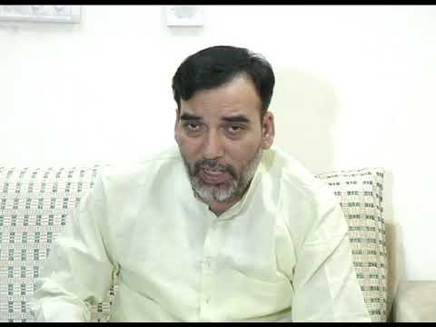 AAP Delhi Convenor Gopal Rai Briefs on Minimum Wage Issue