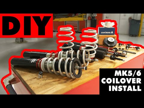 VW MK5/MK6 Coilover Install | ECS DIY