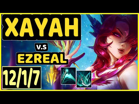 ARIES (XAYAH) vs EZREAL - 12/1/7 KDA BOTTOM ADC CHALLENGER GAMEPLAY - KR