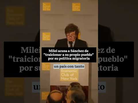 🔥 Milei carga contra Pedro Sánchez: «Ha traicionado a su propio pueblo»