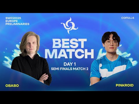 OBABO VS PINKROID || BEST MATCH | EUROPE PRELIMINARIES DAY 1 | SWC2025 | Summoners War