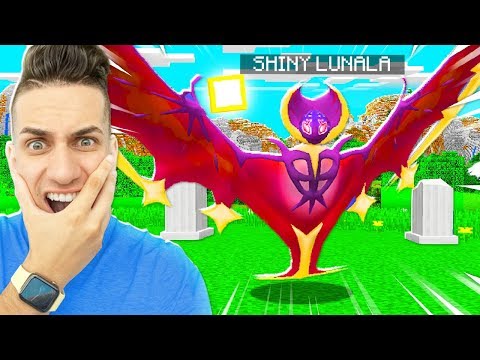 CATCHING LEGENDARY SHINY ALOLA POKEMON in Minecraft!
