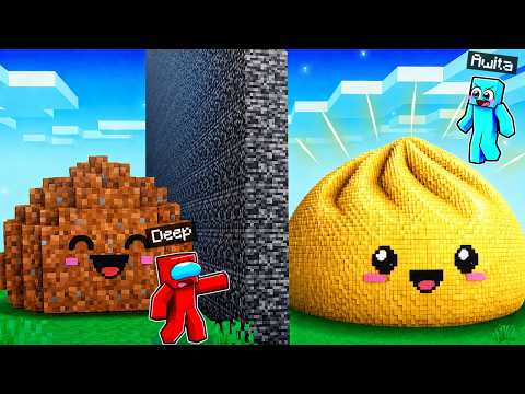 Hice TRAMPAS con DUMPLING SQUISHY en Reto de Construcción ASMR en Minecraft!