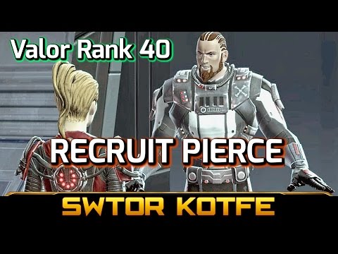 SWTOR KOTFE ► Recruit Lieutenant/Major Pierce - Valor Rank 40 as Sith Inquisitor (Alliance Contract)