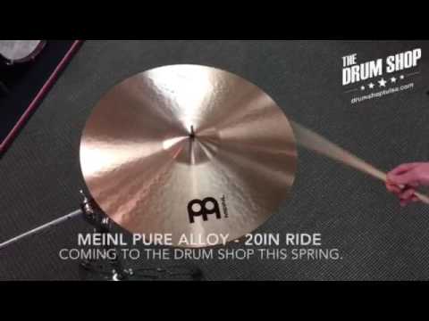 2017 Meinl Cymbals Pure Alloy 20in Ride - Gear Demo - The Drum Shop