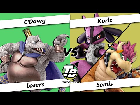 Top Blastzone Losers Semis - Regal | C'Dawg (King K. Rool) Vs. Kurlz (Lucario/Bowser) - SSBU