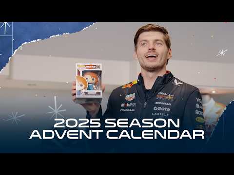 Max Verstappen Opens His 2025 F1 Advent Calendar! | Festive Special