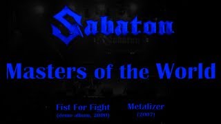 Sabaton - Masters of the World (Lyrics English &amp; Deutsch)