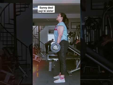 Sunny deol ki bhain 😂 #gymgirl #muscle #muscular #fatloss #powerlifting #youtube #explore #fitness