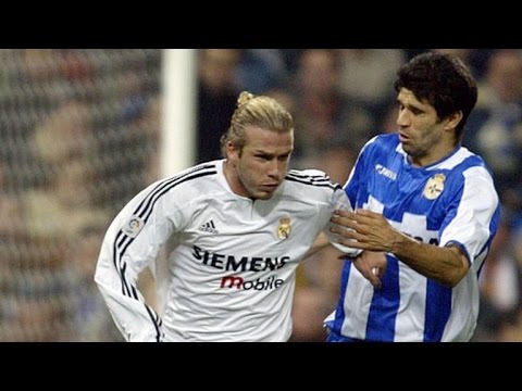 David Beckham Vs Deportivo de La Coruña II The deep-lying playmaker role-Man of the match
