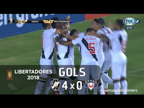 Vasco 4 x 0 Jorge Wilstermann (BOL) - Libertadores 2018 - Fox Sports HD