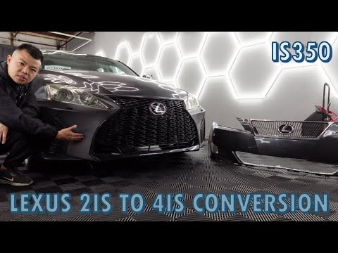 Better Than Brand New? Lexus 2IS To 4IS Bumper Conversion!