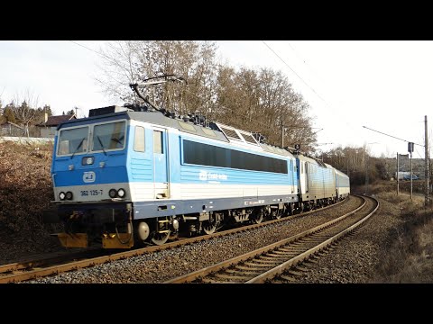 ČD 362.125 + 362.046 na R 610 Krušnohor - Karlovy Vary