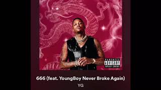 YG - 666 ft young boy nba ( official audio)