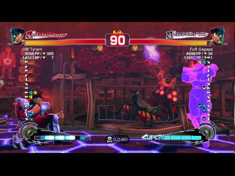 USFIV~ M.Bison (UM Tyrant) vs.  M.Bison (FuR Gagapa) HD