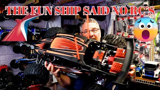 I Asked @Carnival  Brand Ambassador John Heald If I Can Take My RC Car So Much For A Fun Ship lol