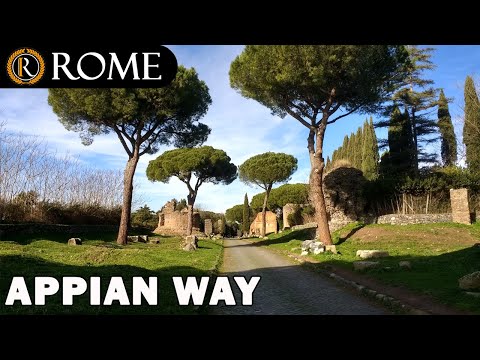 Rome guided tour ➧ Appian Way [4K Ultra HD]