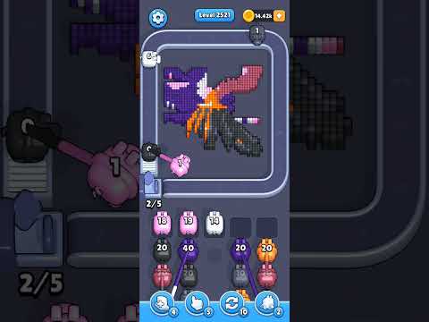 Pixel Flow Level 2521 Walkthrough