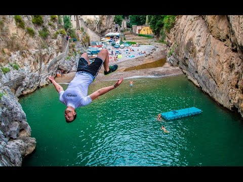 Behind the Scenes - Cliff Jumping Italy - Creating a Contiki Legend