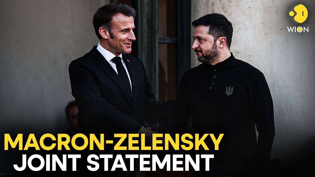 Zelensky-Macron Meet LIVE: Zelensky, Macron Deliver Joint Statement After Agreement Signing Ceremony