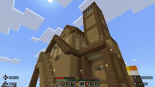 年金生活者のマイクラ生活　お城の完成披露