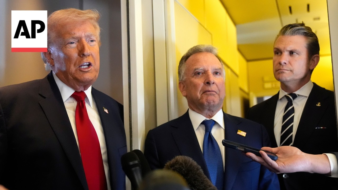 Video | Trump says if Russia is providing Iran information 'it's not helping much'